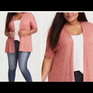 Torrid open front sweater size 3